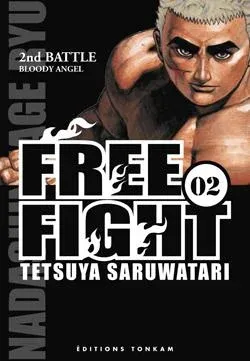 Couverture du manga Free fight Tome 2, « Bloody angel »