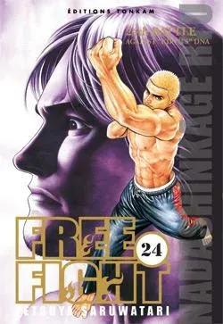 Couverture du manga Free fight Tome 24, « Against Kiryu's DNA »