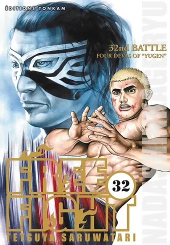 Couverture du manga Free fight Tome 32, « Four devas of Yugen »