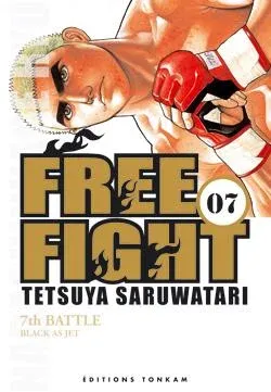 Couverture du manga Free fight Tome 7, « Black as jet »