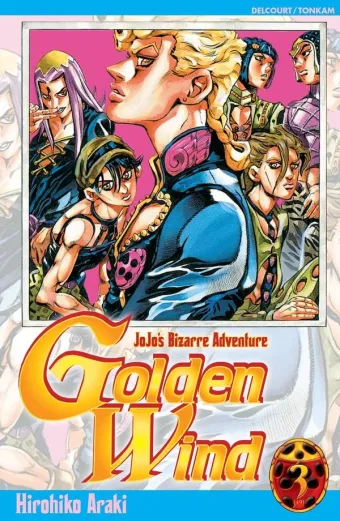Couverture du manga Golden wind Tome 3, « La fortune de Polpo »
