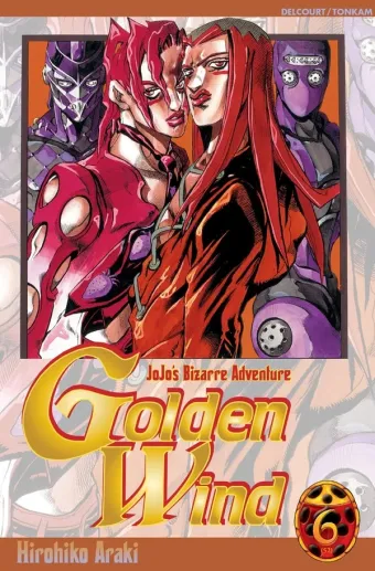 Couverture du manga Golden wind Tome 6, « L'express pour Firenze »