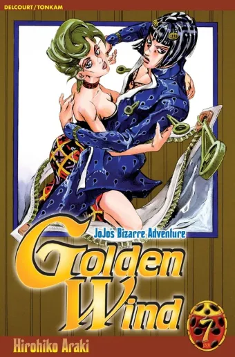 Couverture du manga Golden wind Tome 7, « The grateful dead »