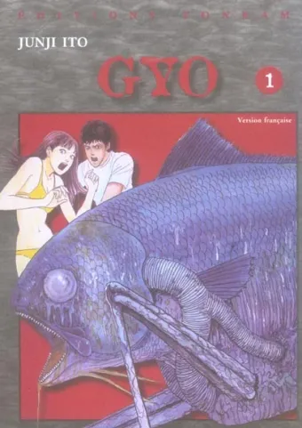 Couverture du manga Gyo Tome 1, « Aberrations en mouvement »