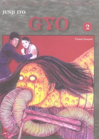Couverture du manga Gyo Tome 2, « Des êtres menaçants »