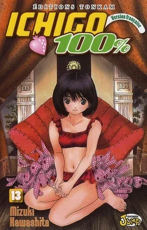 Couverture du manga Ichigo 100 % Tome 13, « La jeune fille et le scandale »