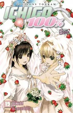 Couverture du manga Ichigo 100 % Tome 19, « Un scénario plein de joie »