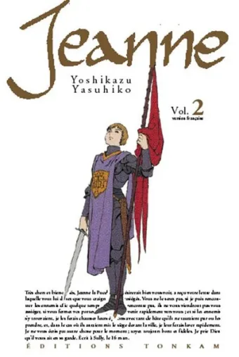 Couverture du manga Jeanne Tome 2