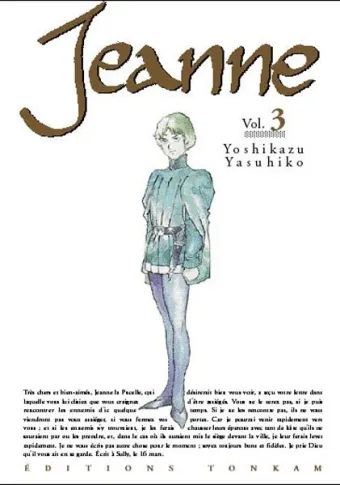 Couverture du manga Jeanne Tome 3