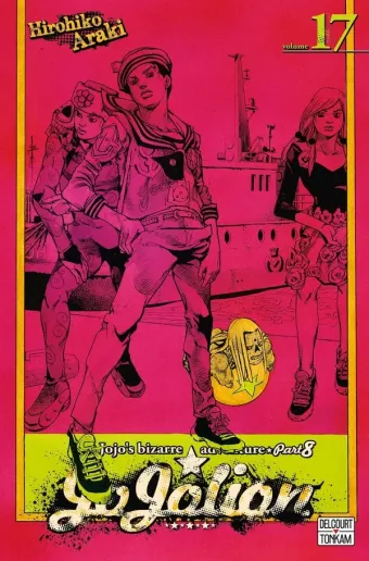 Couverture du manga Jojolion Tome 17, « Évade-toi du mont Hanarero »
