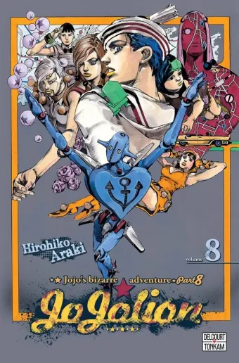 Couverture du manga Jojolion Tome 8, « Vacances quotidiennes »
