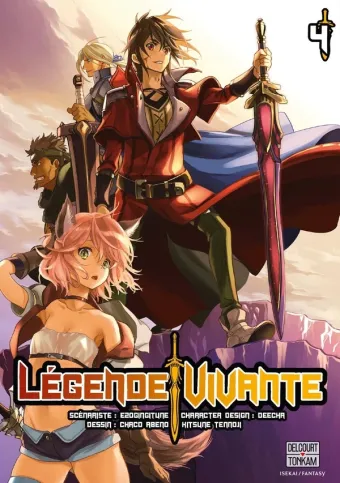Couverture du manga Légende vivante Tome 4
