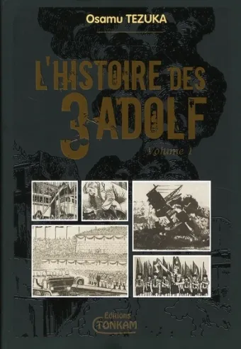 Couverture du manga L’histoire des 3 Adolf Tome 1, « L'histoire des 3 Adolf »