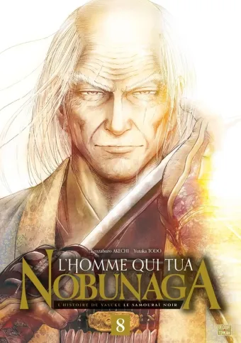 Couverture du manga L’homme qui tua Nobunaga – l’histoire de Yasuke le samouraï noir Tome 8
