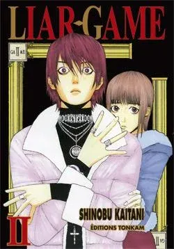 Couverture du manga Liar game Tome 2, « Liar game »