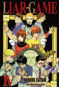 Couverture du manga Liar game Tome 4, « Liar game »