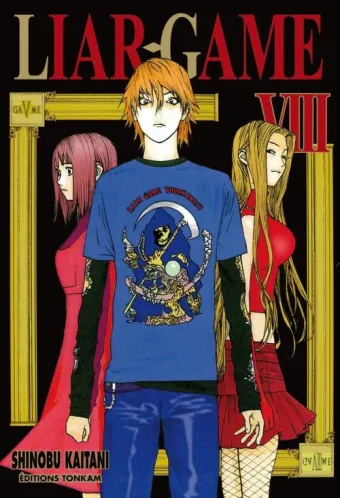 Couverture du manga Liar game Tome 8, « Liar game »