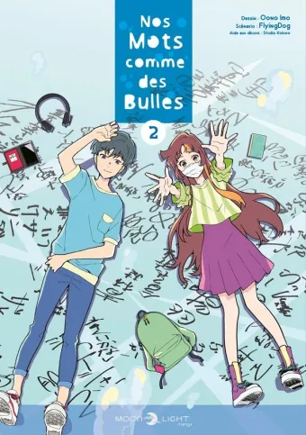 Couverture du manga Nos mots comme des bulles Tome 2