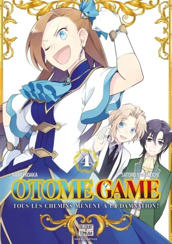 Couverture du manga Otome game – tous les chemins mènent à la damnation ! Tome 4