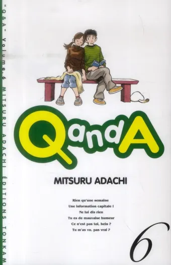 Couverture du manga Q and A Tome 6