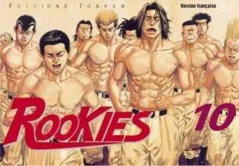 Couverture du manga Rookies Tome 10, « Un début de match sanglant »
