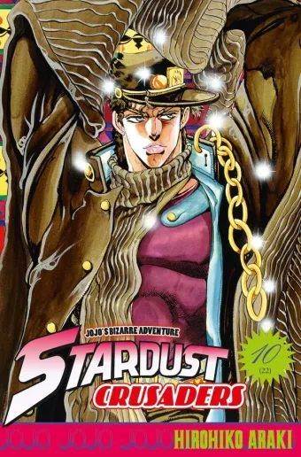 Couverture du manga Stardust crusaders Tome 10, « Disparition en chambre close »