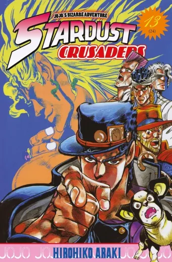 Couverture du manga Stardust crusaders Tome 13, « D'Arby the player »