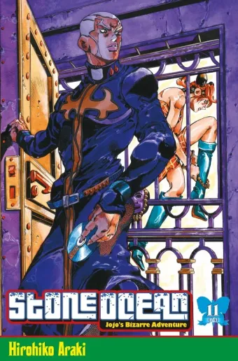 Couverture du manga Stone ocean Tome 11, « Vers le paradis ! »