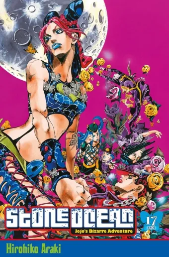 Couverture du manga Stone ocean Tome 17, « Made in heaven »