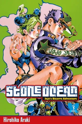 Couverture du manga Stone ocean Tome 3, « Prisoner of love »