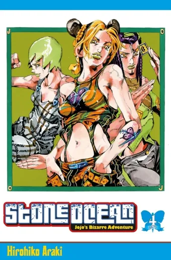 Couverture du manga Stone ocean Tome 4, « Vas-y, Foo Fighters ! »