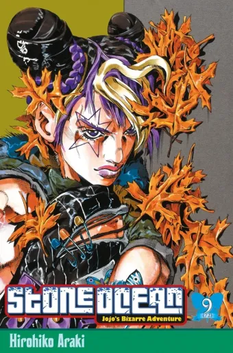 Couverture du manga Stone ocean Tome 9, « Brûle, dragon's dream »