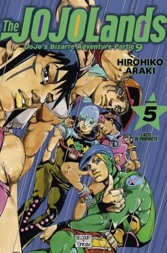 Couverture du manga The Jojolands Tome 5, « L'acte de propriété »