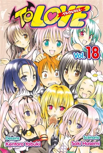 Couverture du manga To love Tome 18, « Je les aime toutes ! »