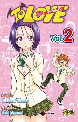 Couverture du manga To love Tome 2, « Voyage mouvementé et bains de vapeur »