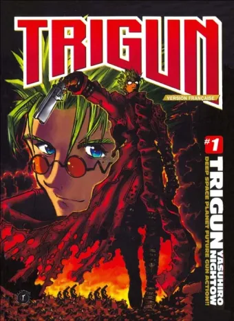 Couverture du manga Trigun – deep space planet future gun action !! Tome 1