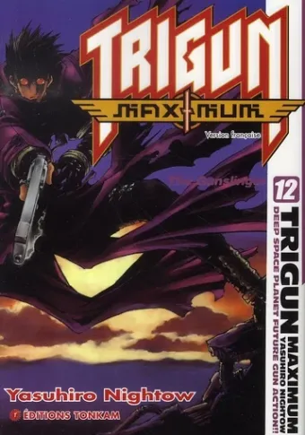 Couverture du manga Trigun maximum Tome 12, « The Gunslinger »
