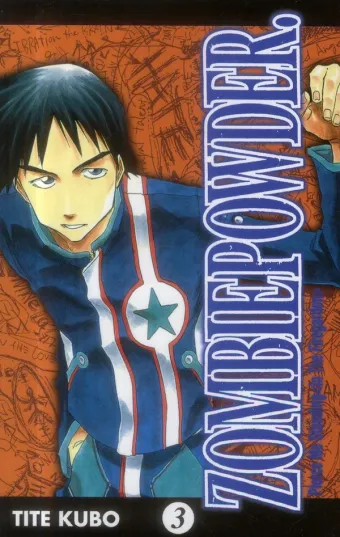 Couverture du manga Zombiepowder Tome 3, « Pierce me standing »