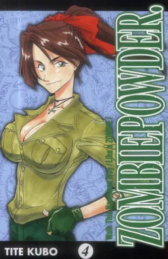 Couverture du manga Zombiepowder Tome 4, « Walk this nameless way »