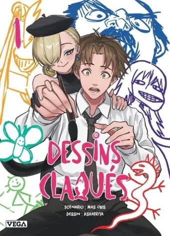 Couverture du manga Dessins claqués Tome 1