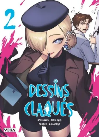 Couverture du manga Dessins claqués Tome 2