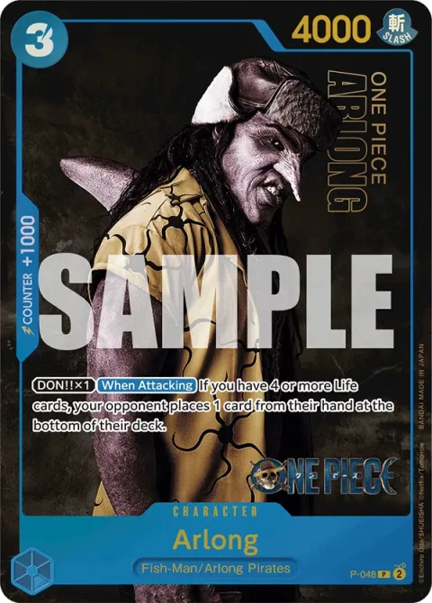 Carte One Piece Arlong P-048 · parallèle, extension Cartes d'autres produits