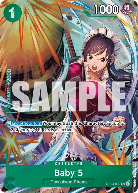 Carte One Piece Baby 5 OP04-032 · parallèle 4, extension Cartes d'autres produits