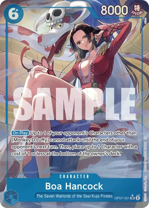 Carte One Piece Boa Hancock OP07-051 · parallèle 5, extension Cartes d'autres produits