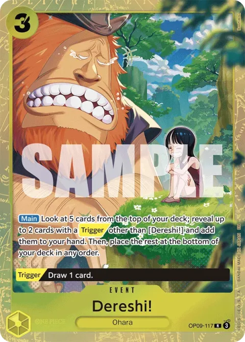 Carte One Piece Dereshi! OP09-117 · parallèle, extension Cartes d'autres produits