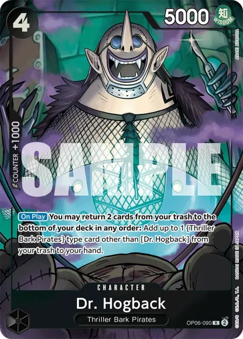 Carte One Piece Dr. Hogback OP06-090 · parallèle, extension Cartes d'autres produits