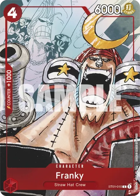 Carte One Piece Franky ST01-010 · parallèle, extension Cartes d'autres produits