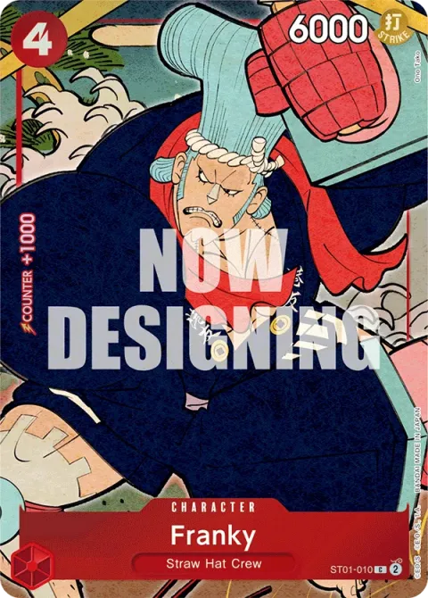Carte One Piece Franky ST01-010 · parallèle 2, extension Cartes d'autres produits