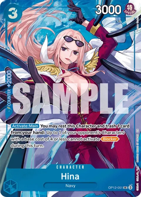 Carte One Piece Hina OP12-051 · parallèle, extension Cartes d'autres produits