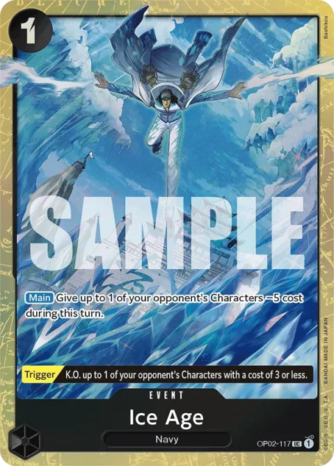 Carte One Piece Ice Age OP02-117 · parallèle 7, extension Cartes d'autres produits